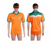 Cote dlvoire Blank Home Soccer Country Jersey