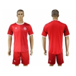 Danmark Blank Red Home Soccer Country Jersey