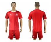 Danmark Blank Red Home Soccer Country Jersey