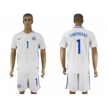 Chile #1 Contreras Away Soccer Country Jersey