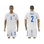 Chile #2 Mena Away Soccer Country Jersey