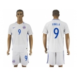 Chile #9 Pinilla Away Soccer Country Jersey