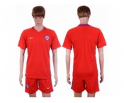 Chile Blank Home Soccer Country Jersey