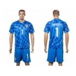 Croatia #1 Vargic Away Soccer Country Jersey