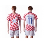 Croatia #11 Boksic Home Soccer Country Jersey