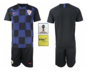 Croatia Blank Away Soccer Country Jerseys