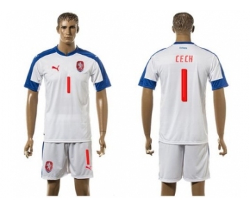 Czech #1 Cech Away Soccer Country Jersey