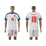 Czech #10 Pospisil Away Soccer Country Jersey