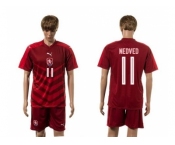 Czech #11 Nedevd Red Home Soccer Country Jersey