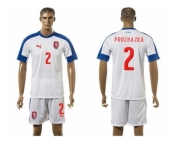 Czech #2 Prochazka Away Soccer Country Jersey