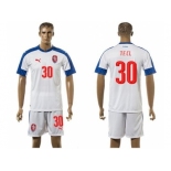 Czech #30 Tecl Away Soccer Country Jersey