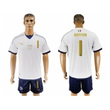 Italy #1 Buffon Away Soccer Country Jersey