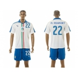 Italy #22 EL Shaarawy Away Soccer Country Jersey1