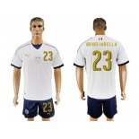 Italy #23 Quagliarella Away Soccer Country Jersey