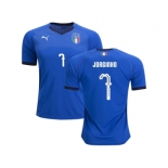 Italy #7 Jorginho Home Soccer Country Jersey