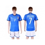 Italy #7 Spinazzola Home Soccer Country Jersey