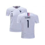 France #1 Lloris Away Kid Soccer Country Jersey