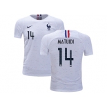 France #14 Matuidi Away Kid Soccer Country Jersey