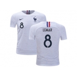 France #8 Lemar Away Kid Soccer Country Jersey