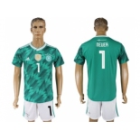 Germany #1 Neuer Away Soccer Country Jersey