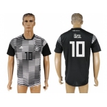 Germany #10 Ozil Black Soccer Country Jersey