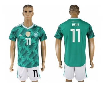 Germany #11 Reus Away Soccer Country Jersey