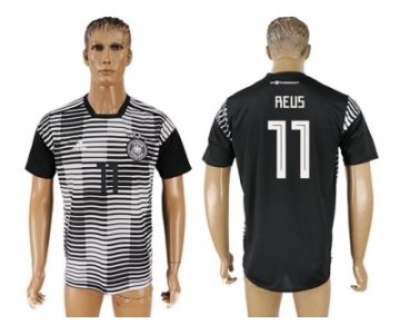 Germany #11 Reus Black Soccer Country Jersey