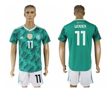 Germany #11 Werner Away Soccer Country Jersey