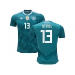 Germany #13 Stindl Away Soccer Country Jersey