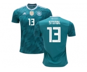 Germany #13 Stindl Away Soccer Country Jersey