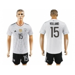 Germany #15 Volland White Home Soccer Country Jersey