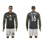 Germany #16 Bellarabi Away Long Sleeves Soccer Country Jersey