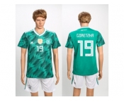 Germany #19 Goretzka Away Soccer Country Jersey