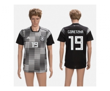 Germany #19 Goretzka Black Soccer Country Jersey