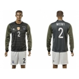 Germany #2 Mustafi Away Long Sleeves Soccer Country Jersey