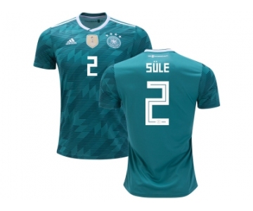 Germany #2 Sule Away Soccer Country Jersey