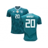 Germany #20 Brandt Away Soccer Country Jersey