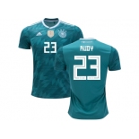 Germany #23 Rudy Away Soccer Country Jersey