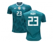 Germany #23 Rudy Away Soccer Country Jersey