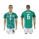 Germany #6 Khedira Away Soccer Country Jersey