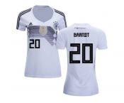 Women Germany #20 Brandt White Home Soccer Country Jersey