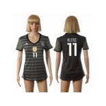 Women's Germany #11 Klose Away Soccer Country Jersey2