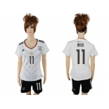 Women's Germany #11 Reus White Home Soccer Country Jersey