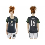 Women's Germany #16 Lahm Away Soccer Country Jersey