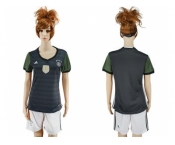 Women's Germany Blank Away Soccer Country Jersey