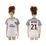 Women's Paris Saint-Germain #21 Ben Arfa Sec Away Soccer Club Jersey