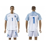 England #1 Forster Home Soccer Country Jersey