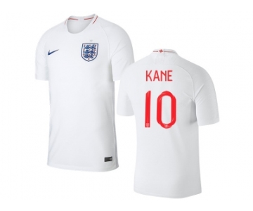 England #10 Kane Home Thai Version Soccer Country Jersey