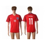 England #11 Sterling Away Soccer Country Jersey