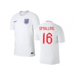 England #16 Smalling Home Thai Version Soccer Country Jersey